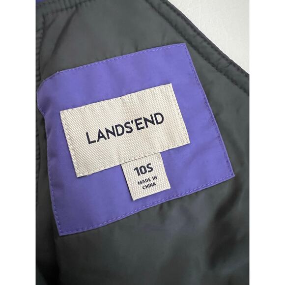 Land’s End Kids Squall Waterproof Insulated Iron Knee Snow Bibs Violet‎ Skiing - Picture 3 of 12